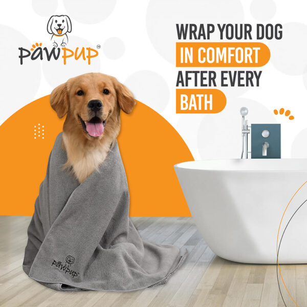 PAWPUP Dog Towel Super Absorbent Microfiber Dog Towels - Image 4