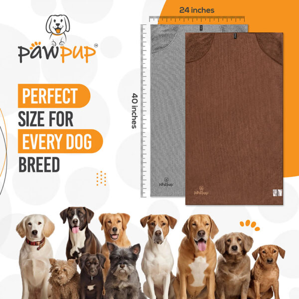 PAWPUP Dog Towel Super Absorbent Microfiber Dog Towels - Image 5
