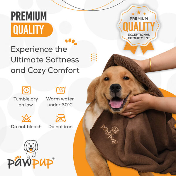 PAWPUP Dog Towel Super Absorbent Microfiber Dog Towels - Image 7